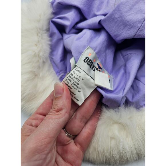 Obermeyer Lavender Fur-Lined Hat - Picture 4 of 7